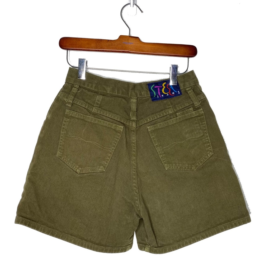 Olive Green Women's Jean Shorts
